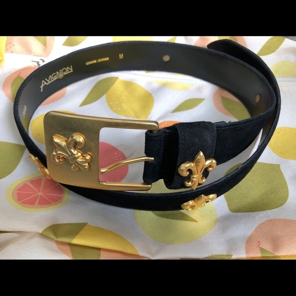 AVIGNON VINTAGE GENUINE LEATHER BELT - Picture 1 of 4